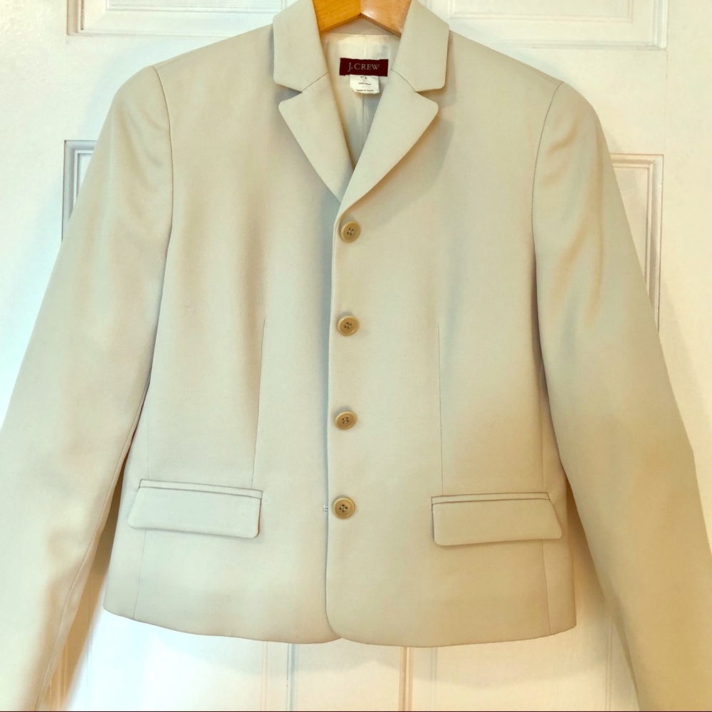 J. Crew wool gabardine jacket